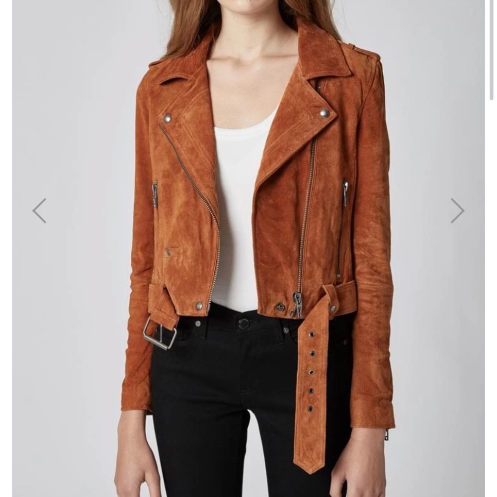 EUC Blanknyc Suede Jacket in El Dorado XS